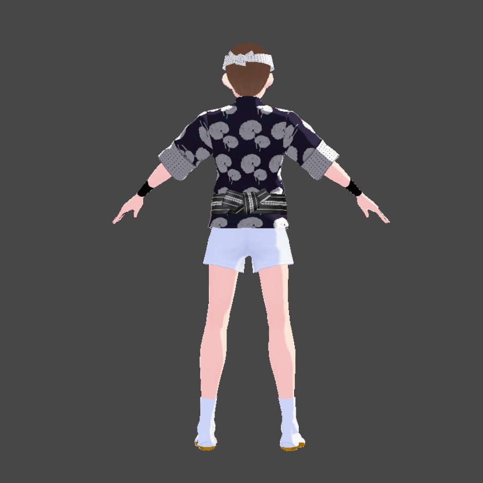 【無料】【VRoid衣装_カスタムアイテム】秋田県の竿燈祭りセット