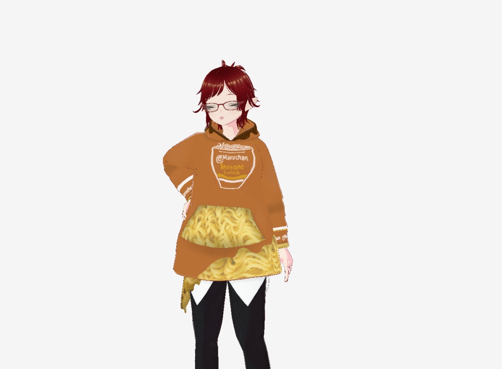 Chicken Ramen oversized hoodie male/female