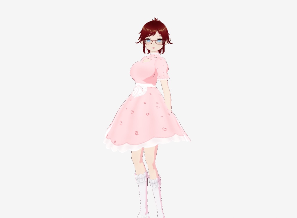 Pastel Pink Tea time teddy dress
