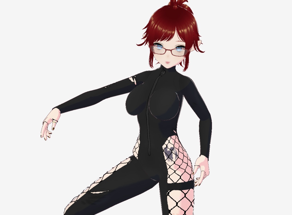 Sexy Fishnet Catsuit / Rave wear