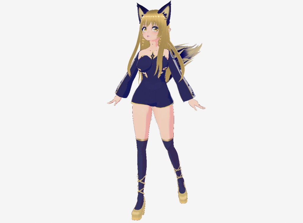Nayomi Royal Cat Girl VRM vtuber model