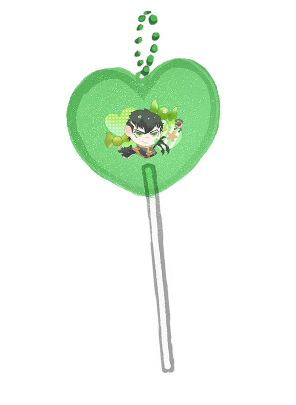 同盟ペロキャンキーホルダー