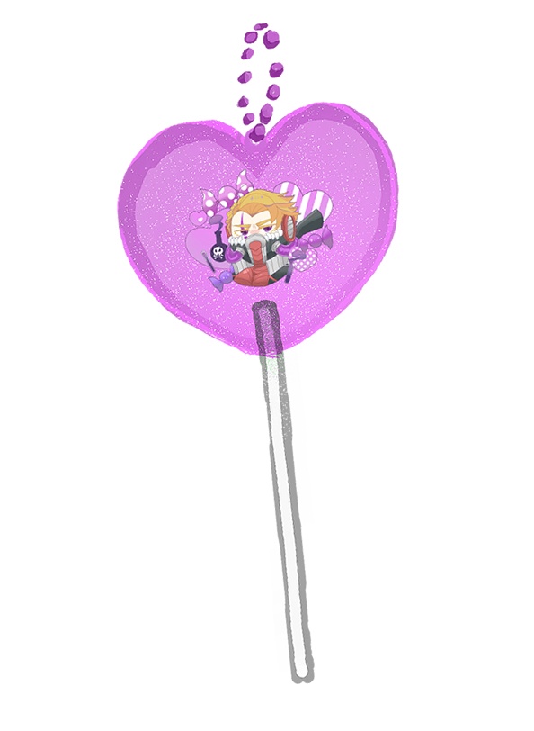 同盟ペロキャンキーホルダー