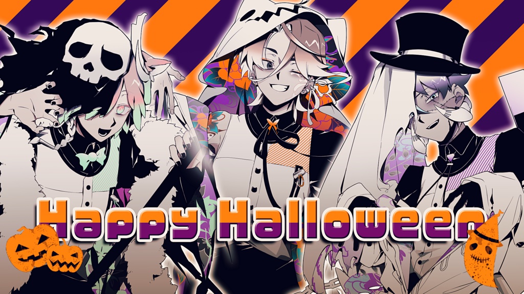 a.k.a.s.a壁紙「あかしゃの絶叫ハロウィン」