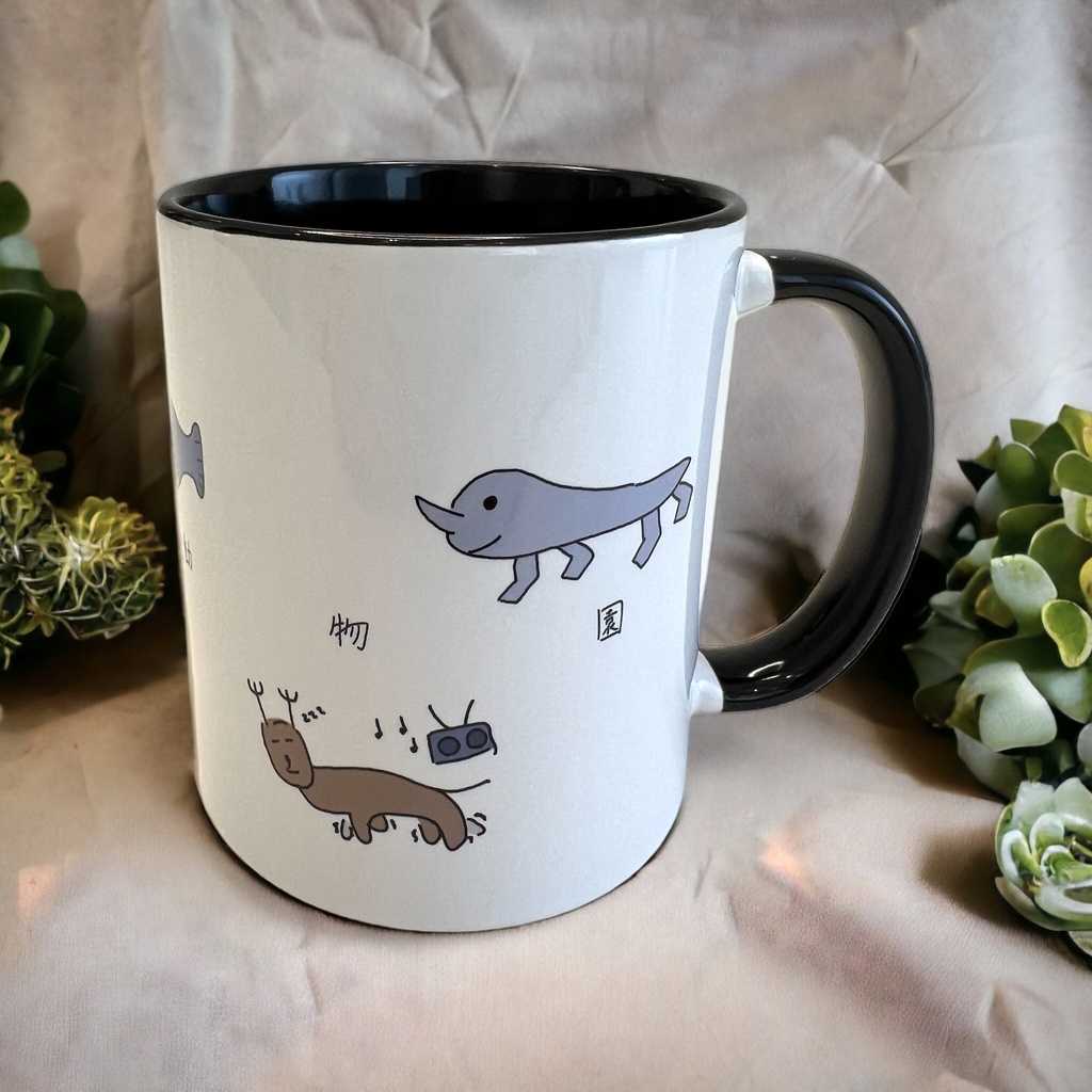 a.k.a.s.a オー誕生日記念マグカップ「キメラ動物園」