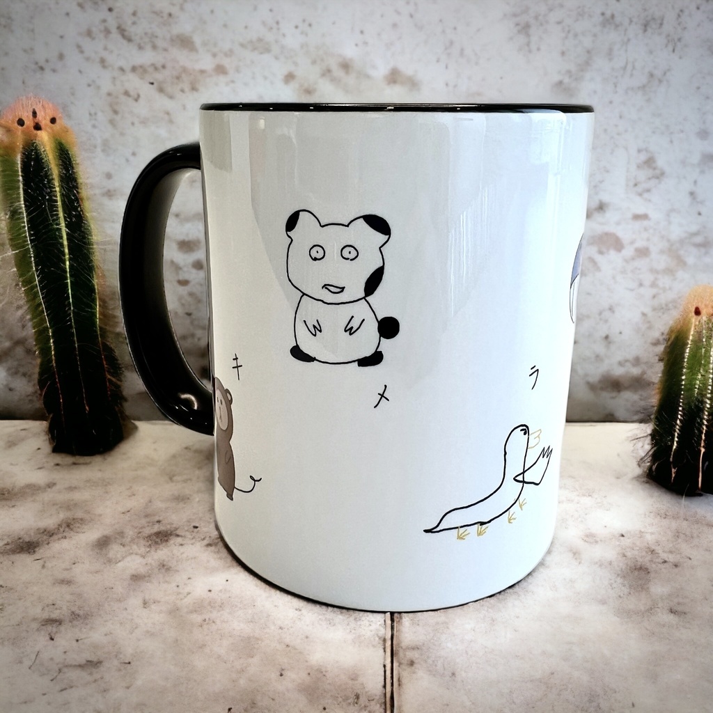 a.k.a.s.a オー誕生日記念マグカップ「キメラ動物園」