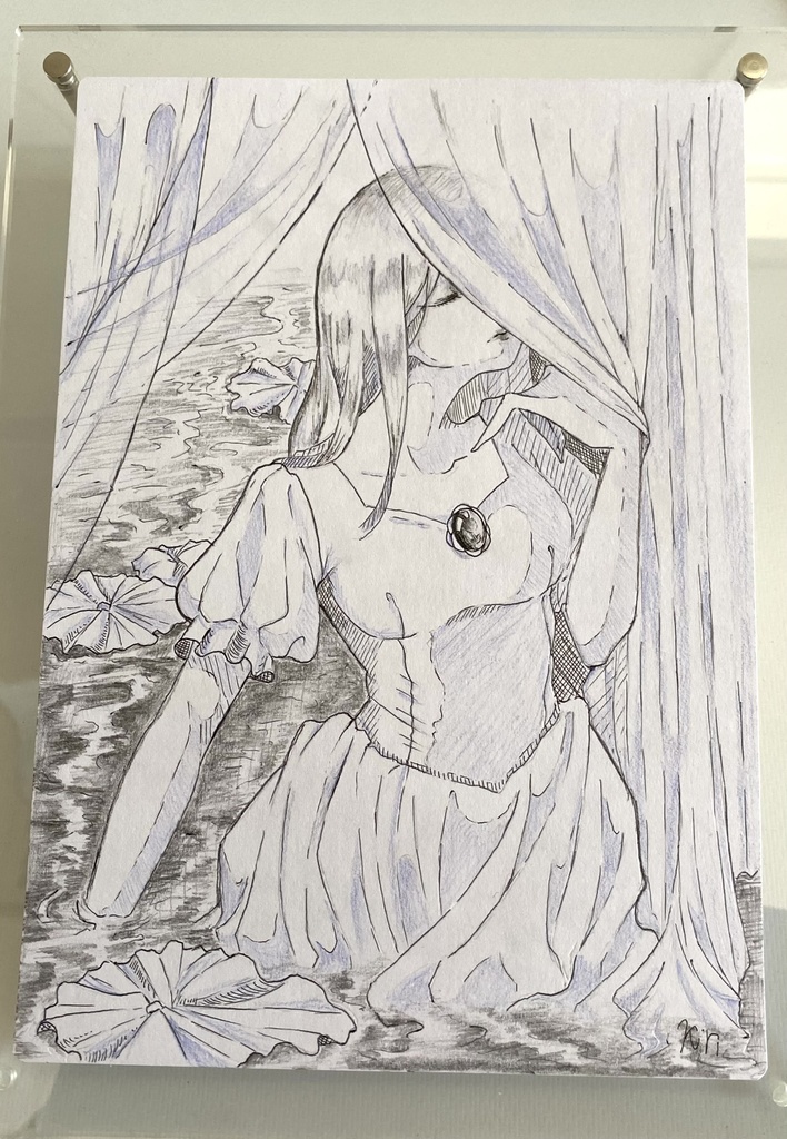 【手描き原画】Lily in Silence【Original hand-drawn】