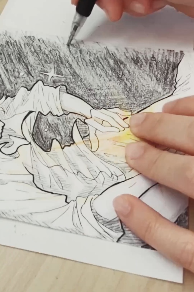 【手描き原画】Charm【Original hand-drawn】