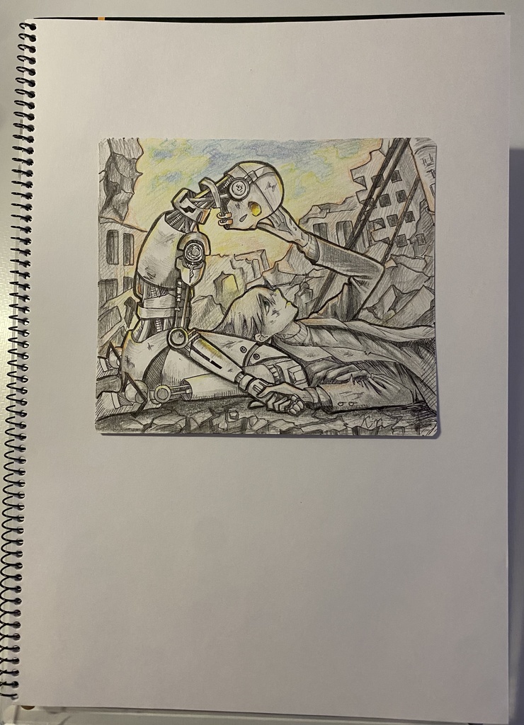 【手描き原画】Dear AI【Original hand-drawn】