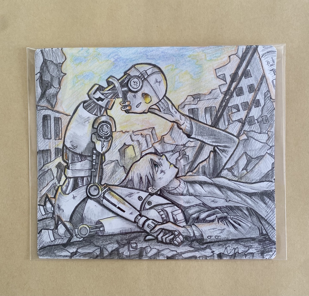 【手描き原画】Dear AI【Original hand-drawn】