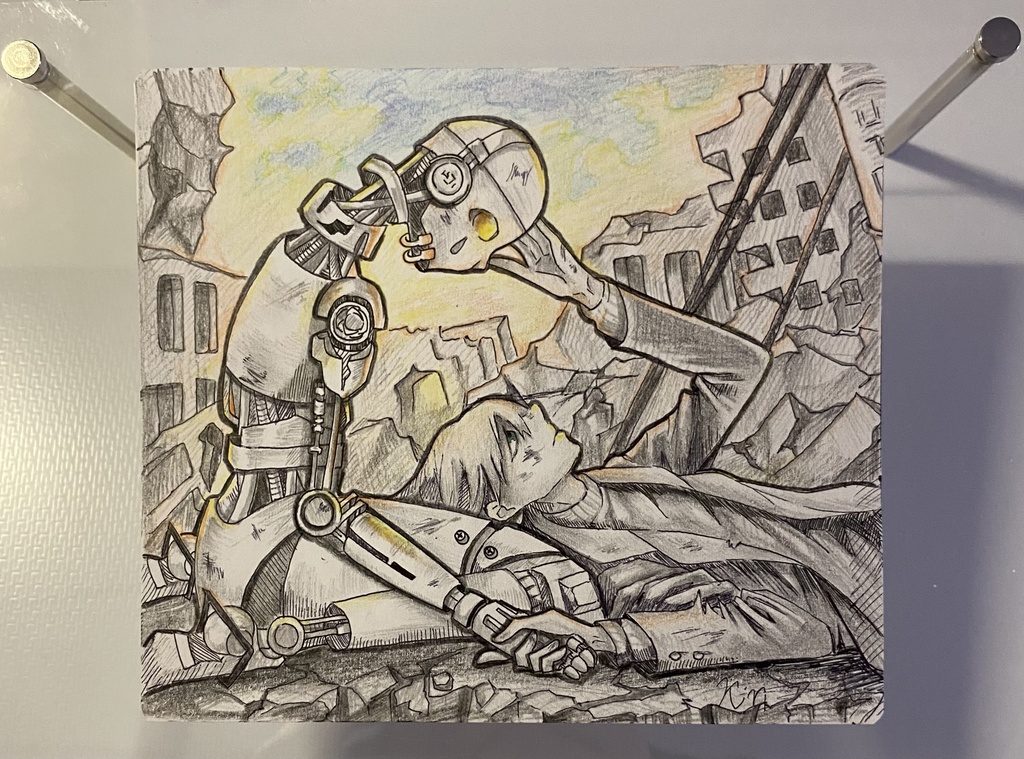 【手描き原画】Dear AI【Original hand-drawn】