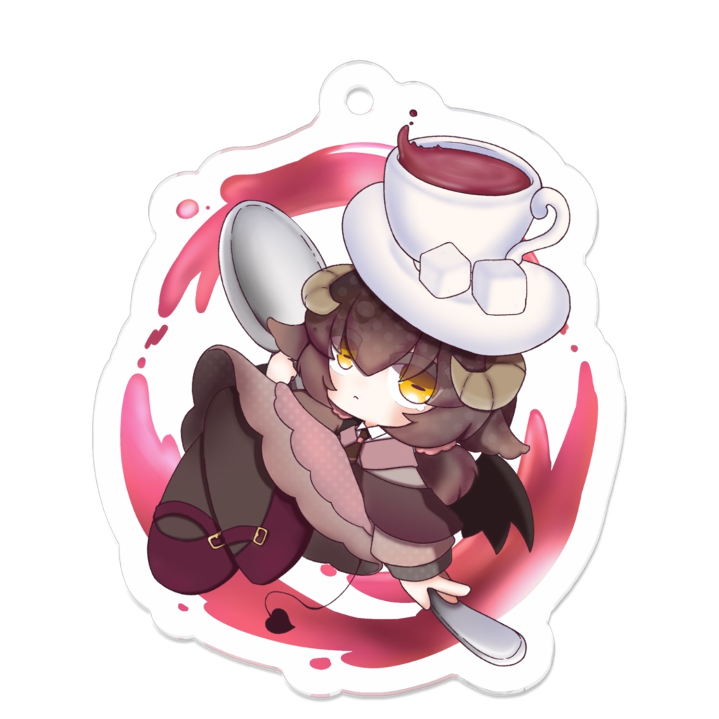 紅茶の悪魔さんアクキー