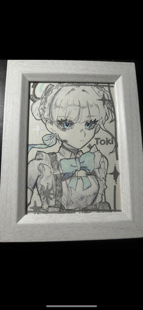 ブルーアーカイブ トキ 原画ミニポストカード 