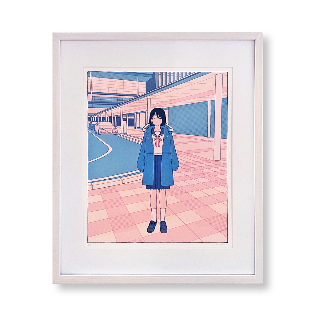 leaving/silk screen