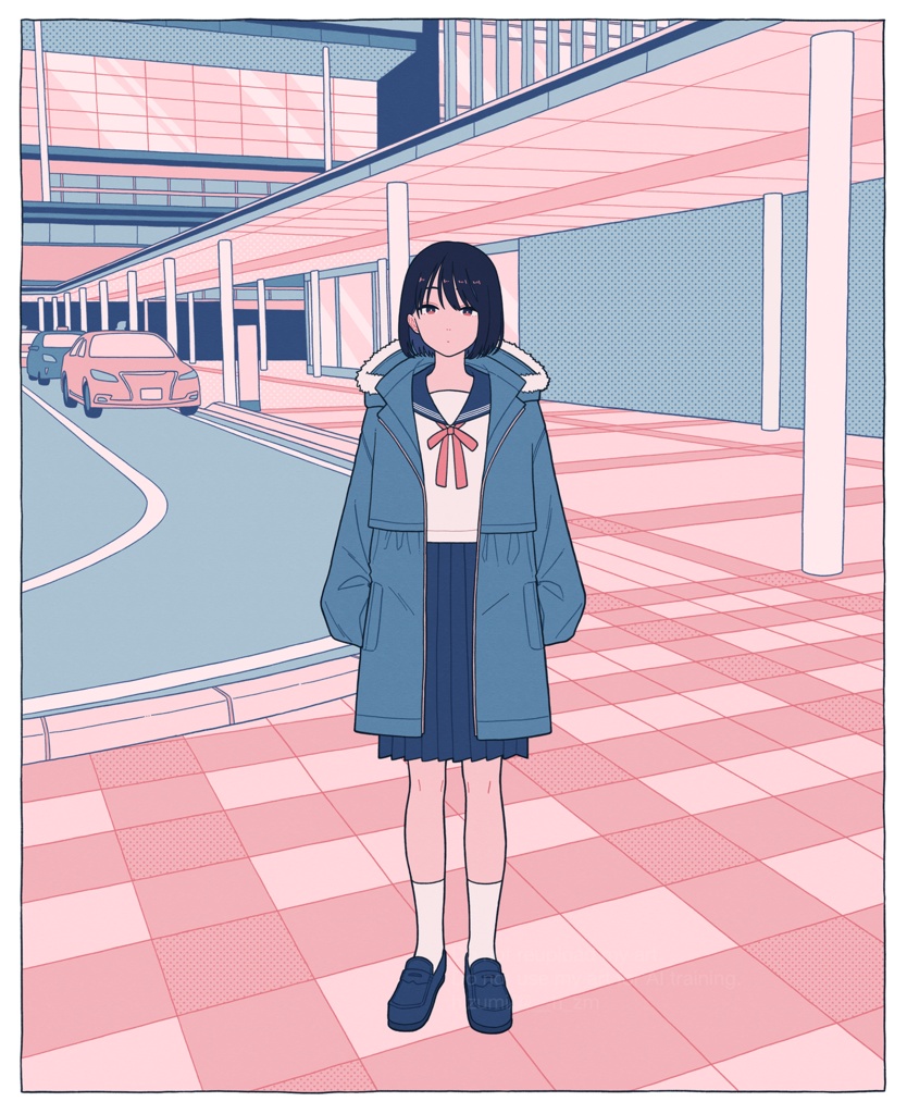 leaving/silk screen