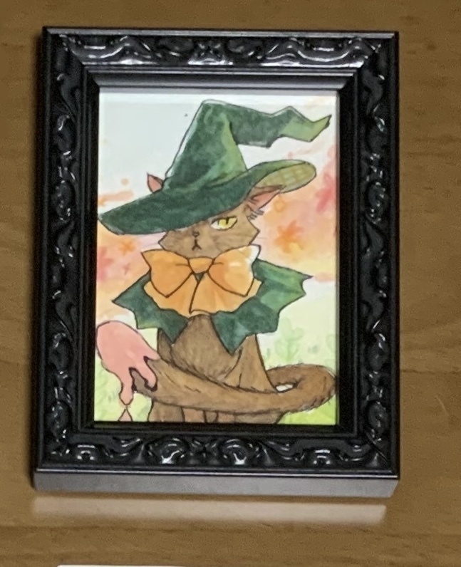 【額装】水彩魔法(芽吹き)【イラスト】