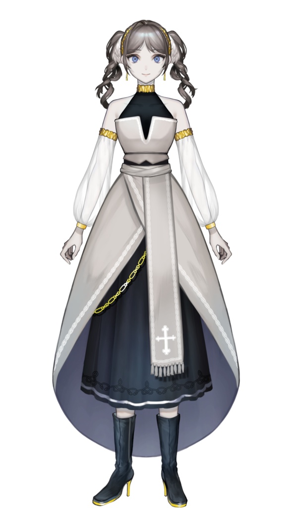 【限定1点】羽飾りの女の子【VTS対応】