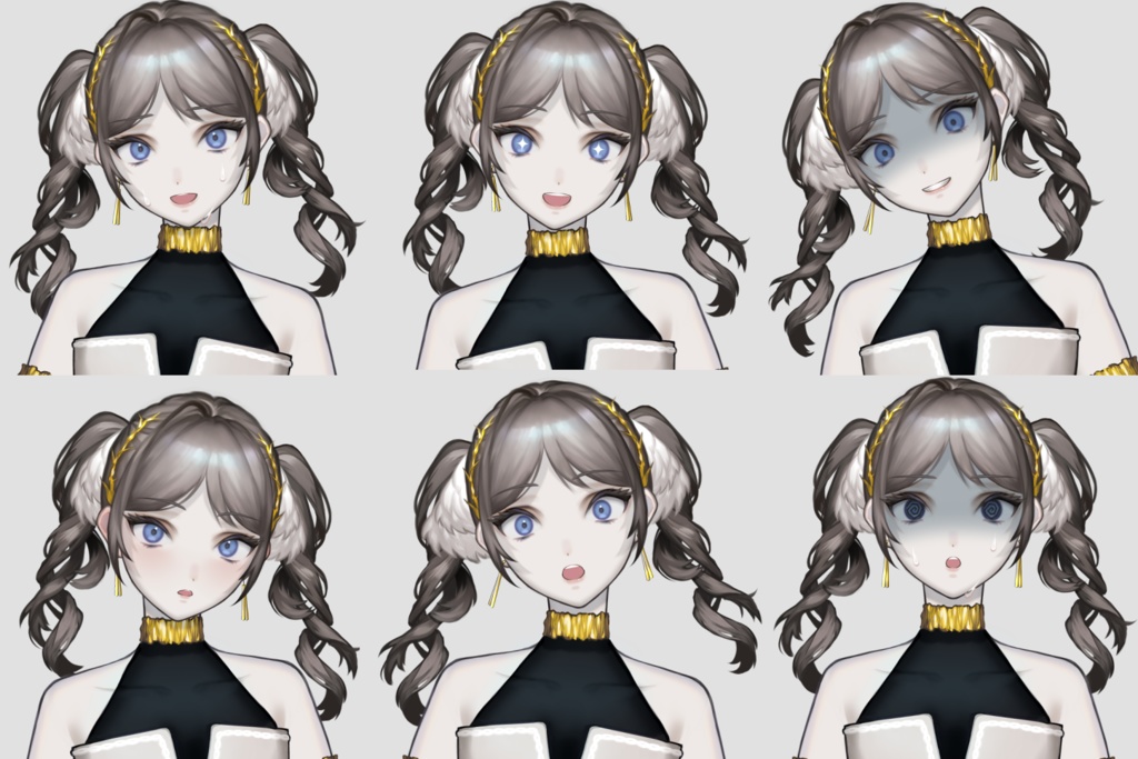 【限定1点】羽飾りの女の子【VTS対応】