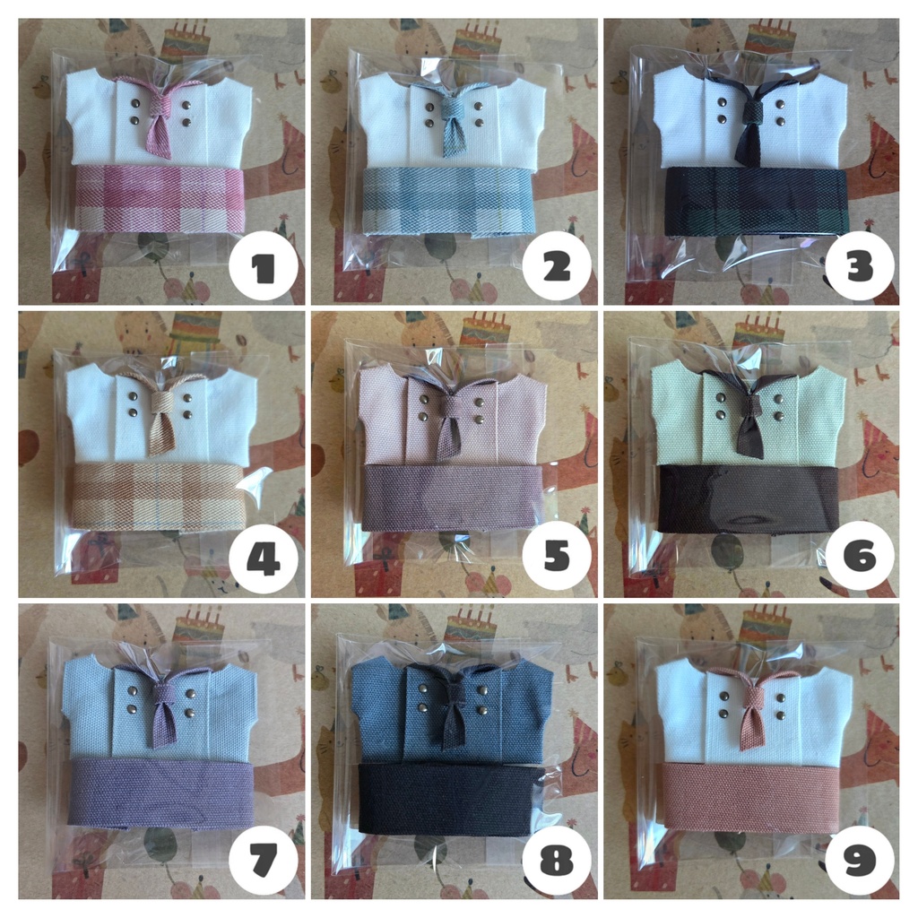 ぬい服 パティシエ ちびぐるみ