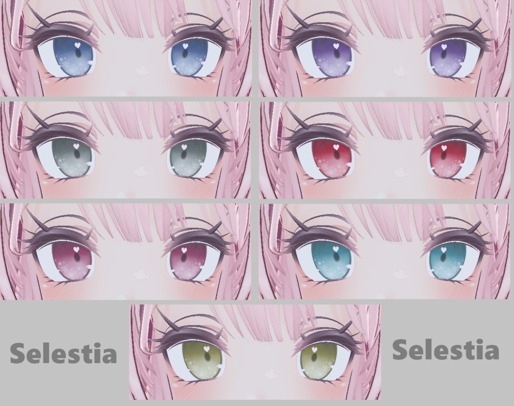 【5 Avatar】Snowflake Eye Textures