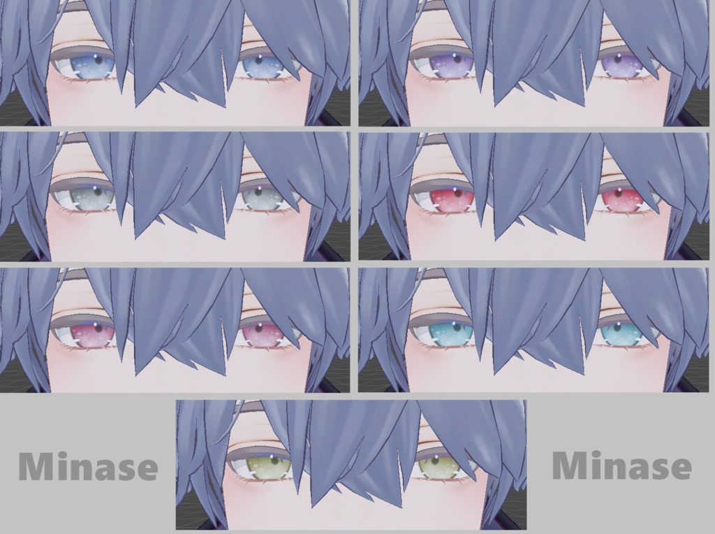 【5 Avatar】Snowflake Eye Textures