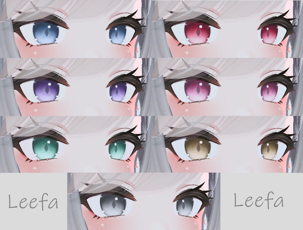 【4 Avatar】Charming Eye Textures