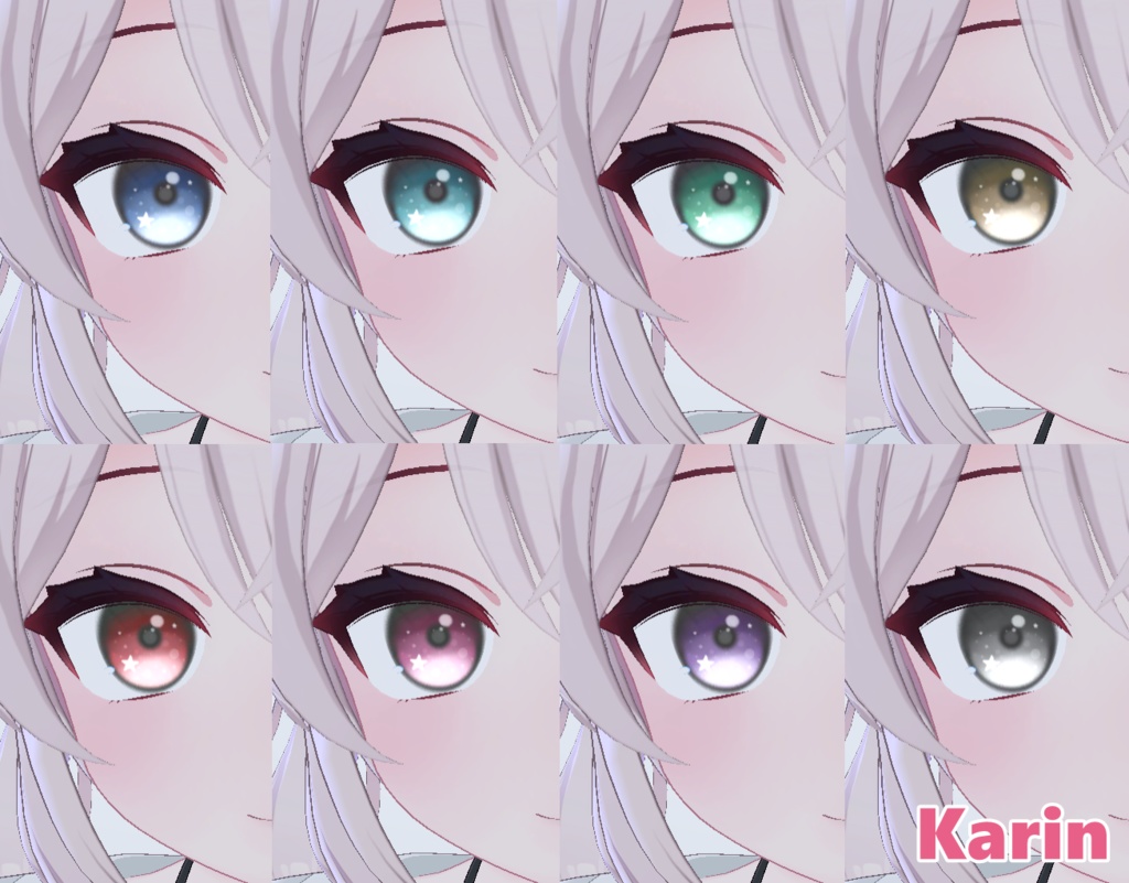 【5 Avatar】Bubble Star Eye Textures