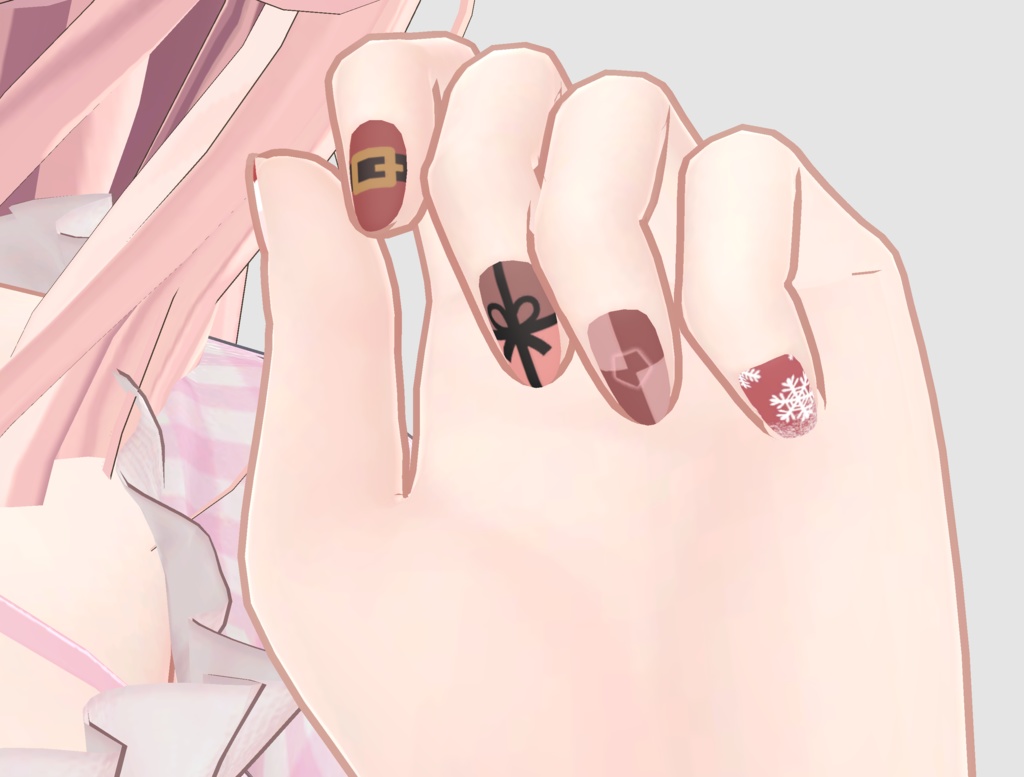 【マヌカ - Manuka 】Christmas Nails Texture