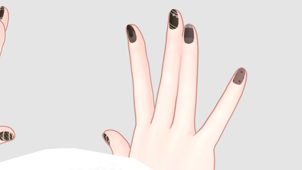 【マヌカ-Manuka】Valentine Chocolate Nail Texture