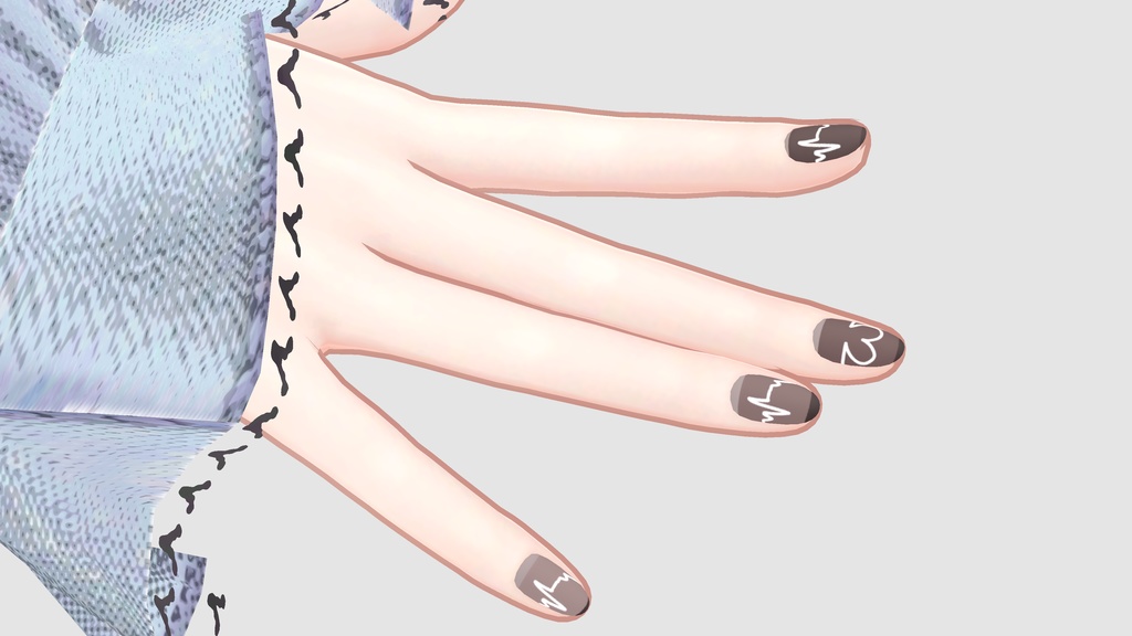 【マヌカ-Manuka】Valentine Chocolate Nail Texture