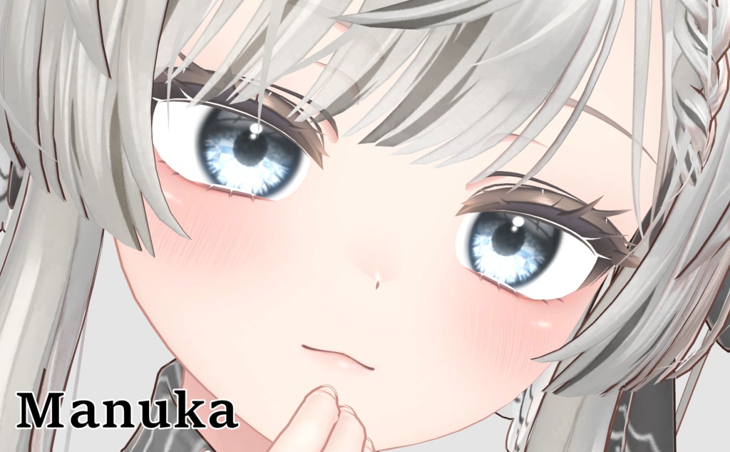 【5アバター対応】 Light Crystal Eye Textures