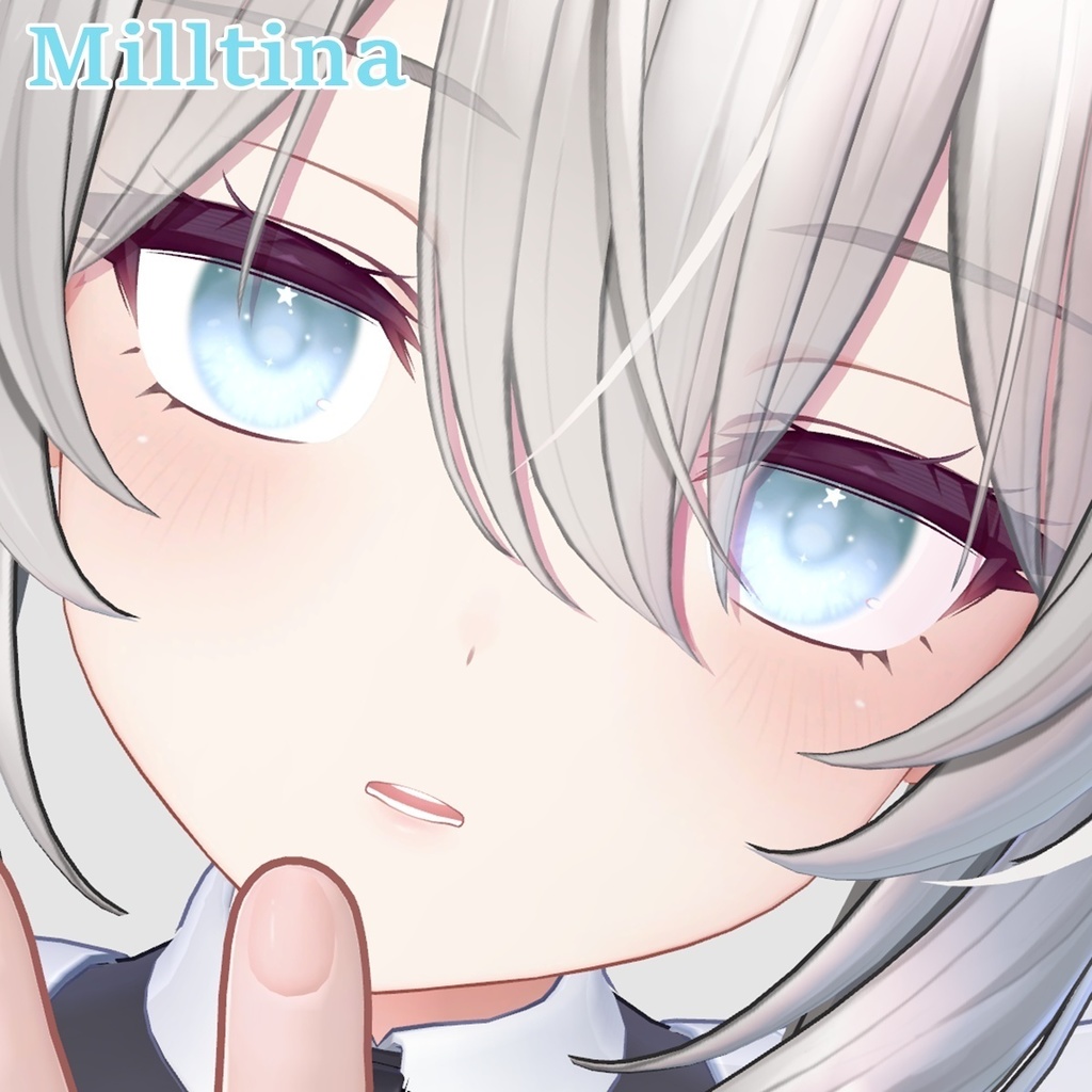 【7アバター対応】 Pastel Little Star Eyes