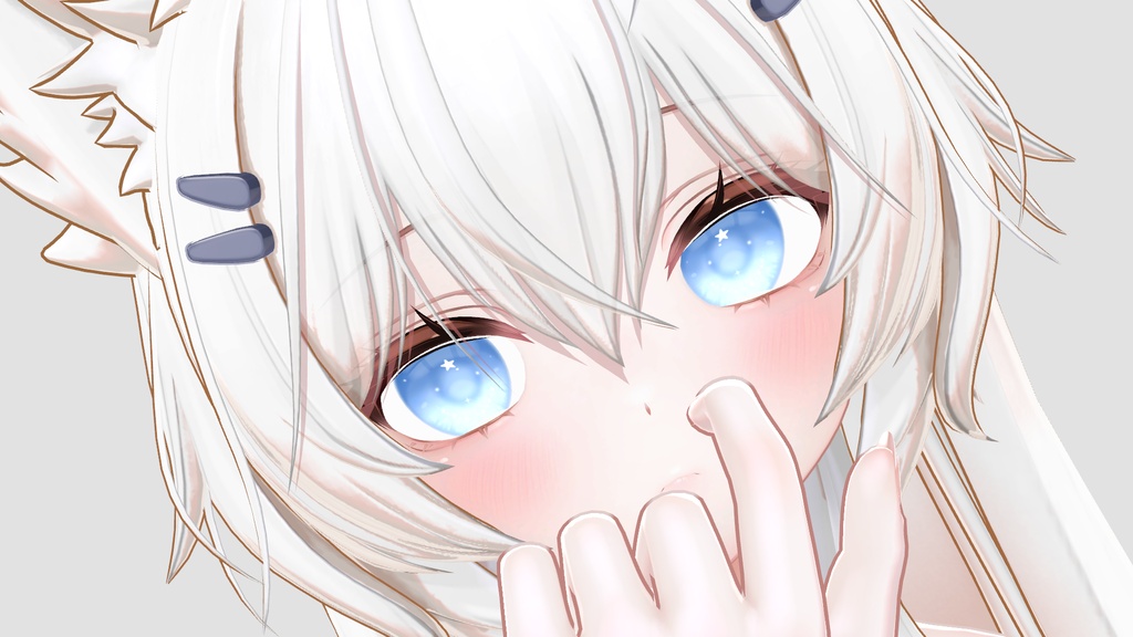 【8アバター対応】 Pastel Little Star Eyes