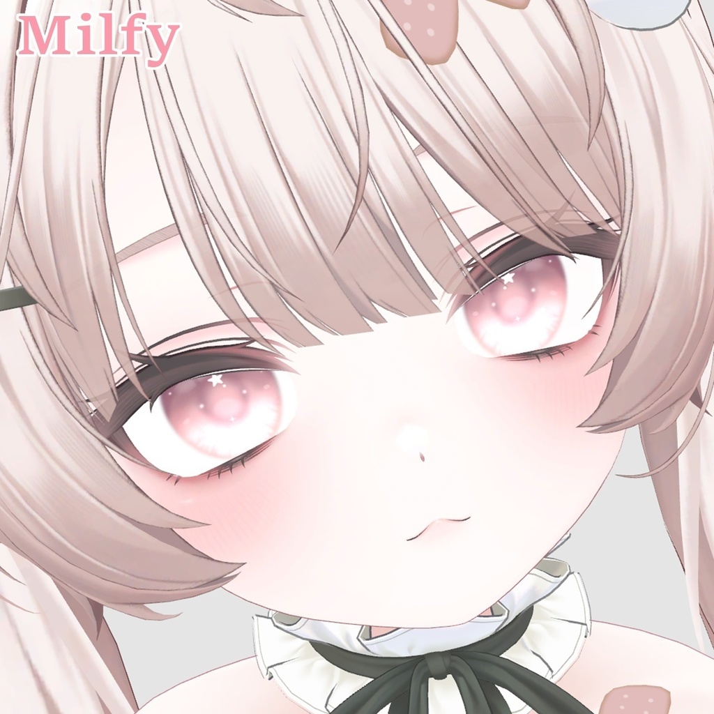 【7アバター対応】 Pastel Little Star Eyes