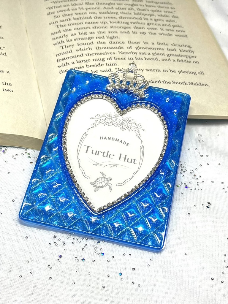 ラキラキラメルティング硬質ケース　トレカデコ　推しカラー　NO.4