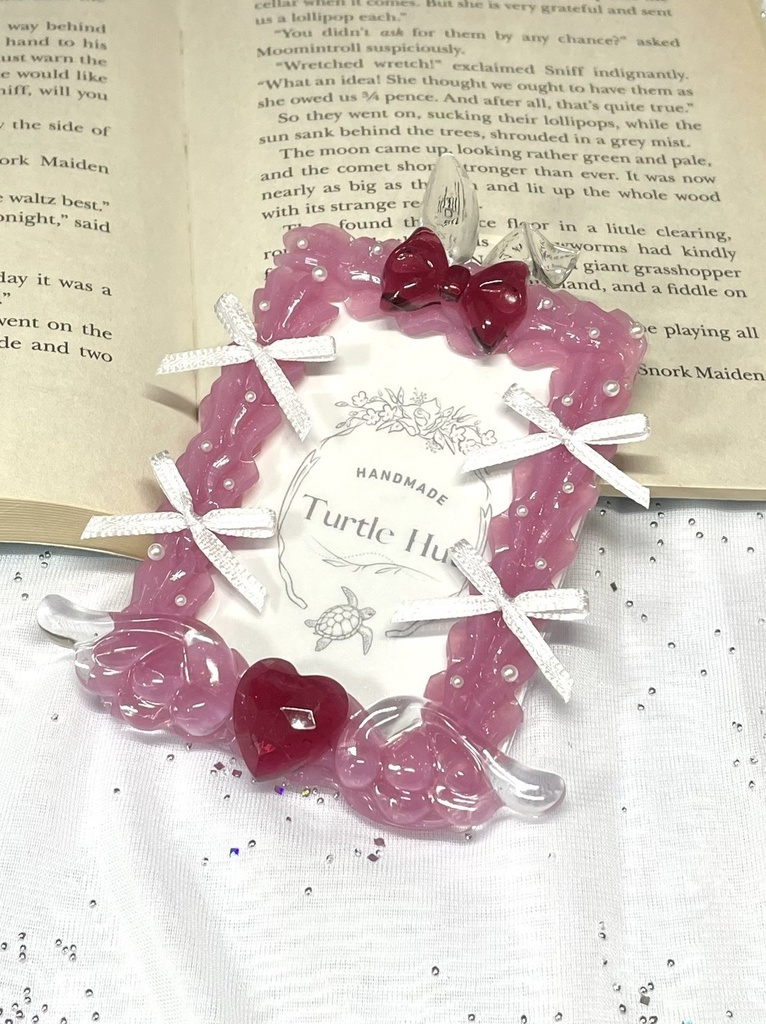 うさみみリボンホイップデコトレカケース　推しカラーNO.3