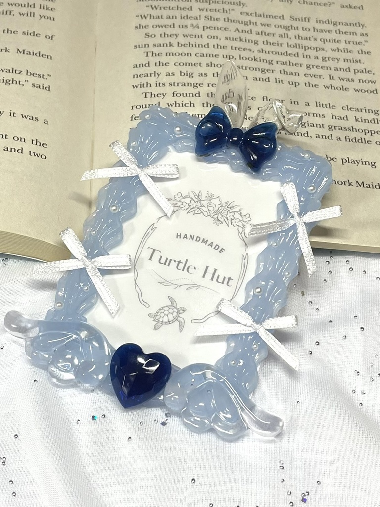 うさみみリボンホイップデコトレカケース　推しカラーNO.5