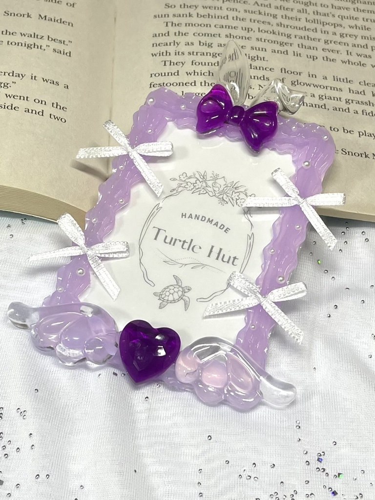 うさみみリボンホイップデコトレカケース　推しカラーNO.8