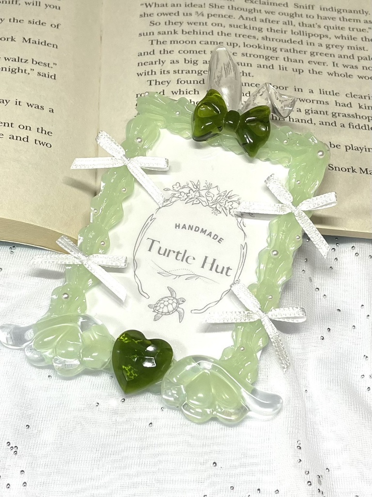 うさみみリボンホイップデコトレカケース　推しカラーNO.11