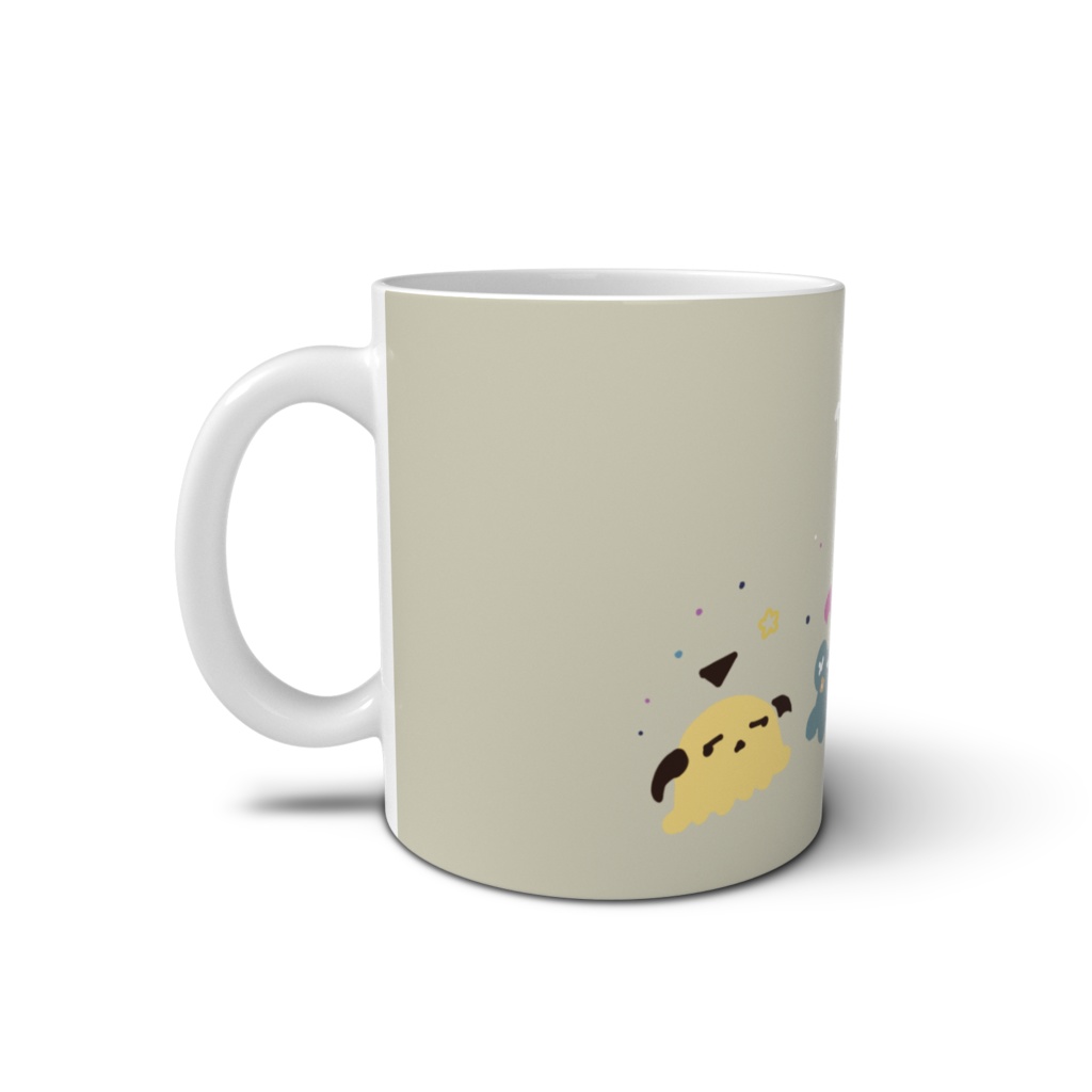 どーだん家族シックカラーマグカップ