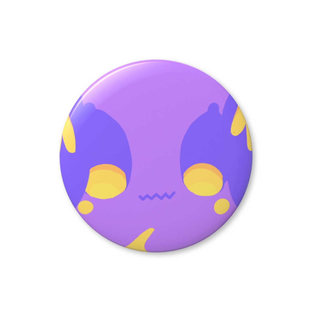 どーだん家族缶バッジ☆フェイスアップUFO