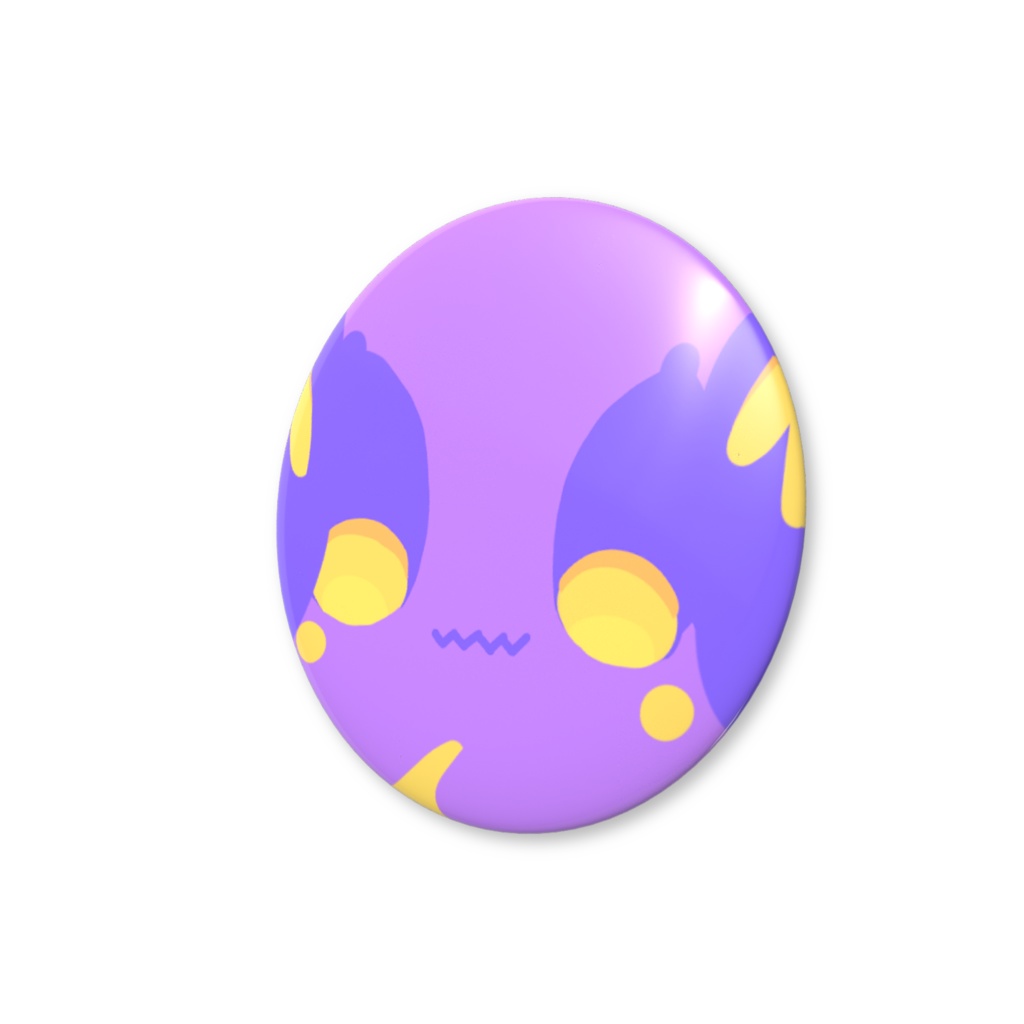 どーだん家族缶バッジ☆フェイスアップUFO