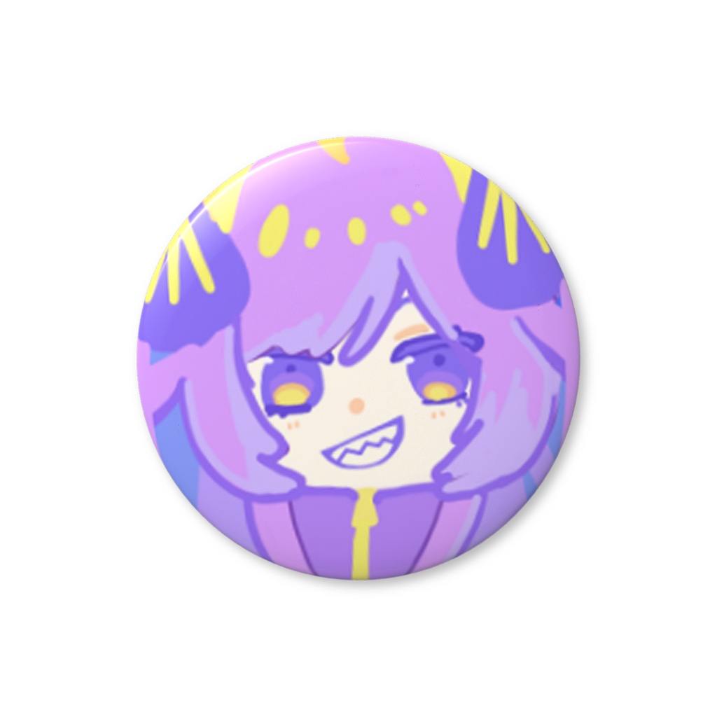 どーだん家族缶バッジ☆フェイスアップ人型