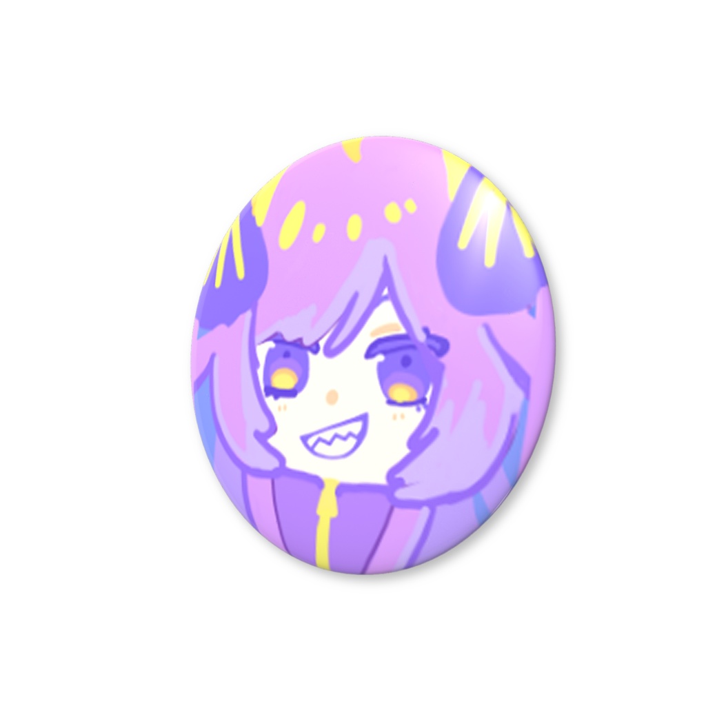 どーだん家族缶バッジ☆フェイスアップ人型