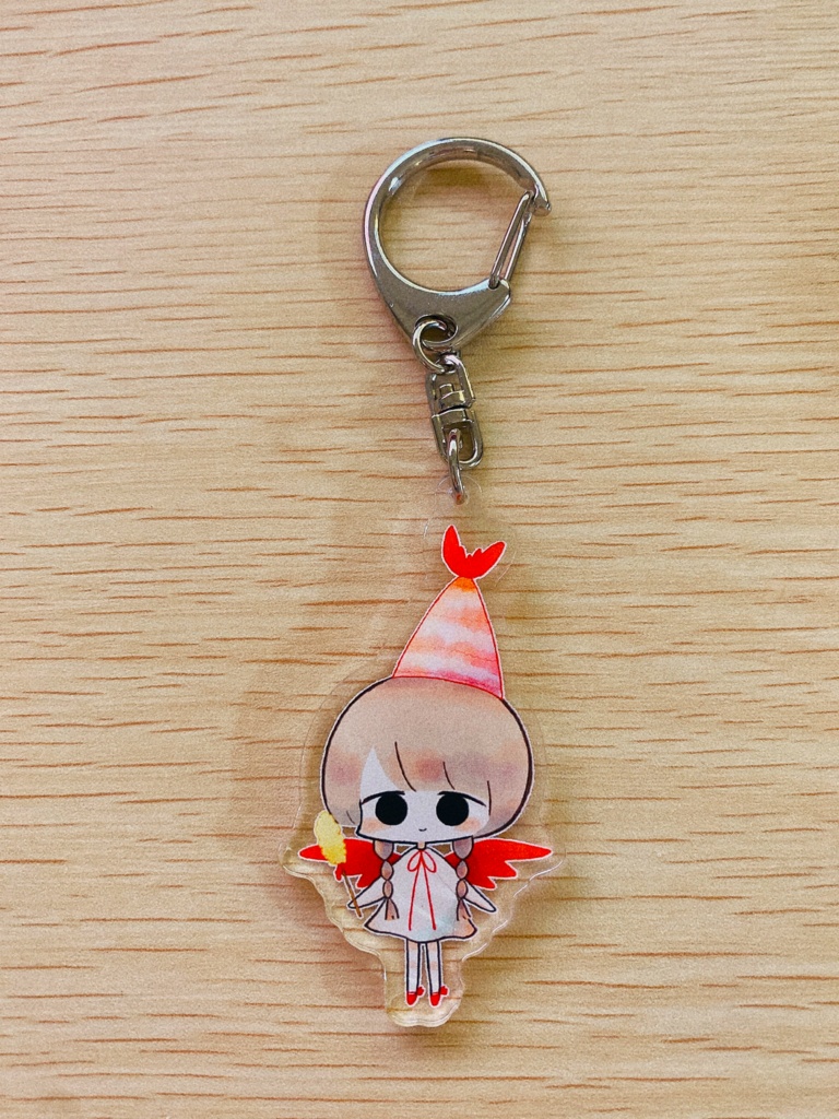 アクリルキーホルダー / えびの天使【B】