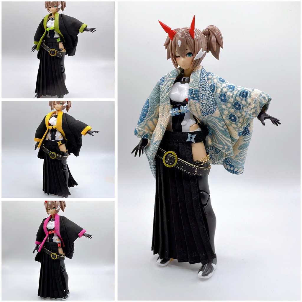 変わり型羽織・袴風巻きスカート