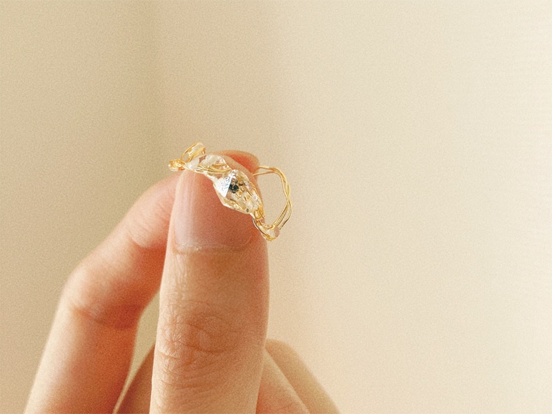 指輪--ハーキマーのうねり