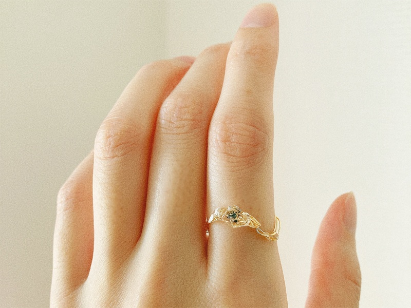 指輪--ハーキマーのうねり