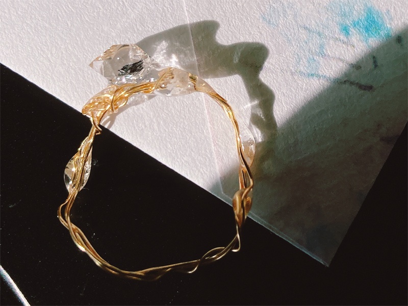 指輪--ハーキマーのうねり