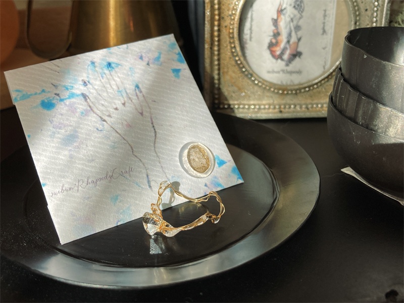 指輪--ハーキマーのうねり